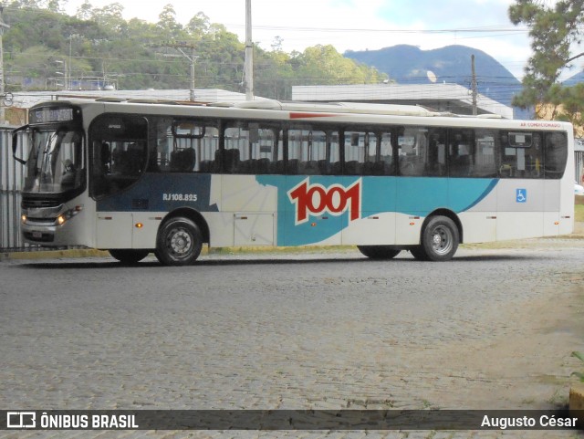 Auto Viação 1001 RJ 108.825 na cidade de Nova Friburgo, Rio de Janeiro, Brasil, por Augusto César. Número da foto: #13011877.