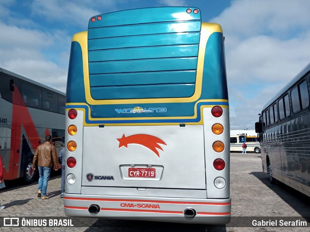Viação Cometa 7719 na cidade de Curitiba, Paraná, Brasil, por Gabriel Serafim. Número da foto: #13011566.