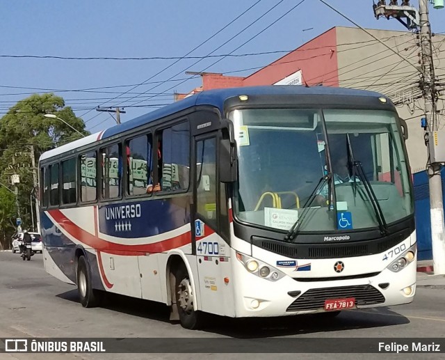 Universo Transportes 4700 na cidade de Guarulhos, São Paulo, Brasil, por Felipe Mariz. Número da foto: #13013592.