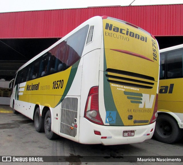 Viação Nacional 18570 na cidade de João Monlevade, Minas Gerais, Brasil, por Maurício Nascimento. Número da foto: #13012344.