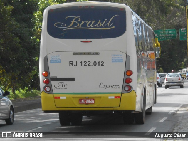 Brasil SA Transporte e Turismo RJ 122.012 na cidade de Nova Friburgo, Rio de Janeiro, Brasil, por Augusto César. Número da foto: #13011942.