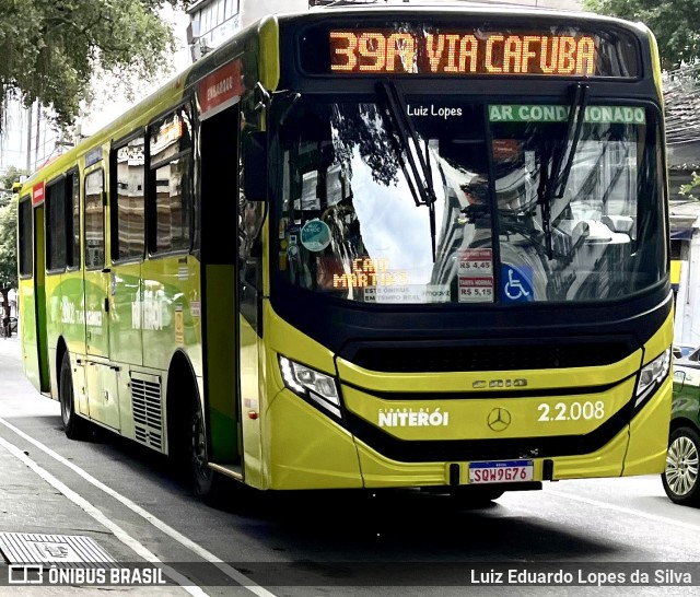 Santo Antônio Transportes Niterói 2.2.008 na cidade de Niterói, Rio de Janeiro, Brasil, por Luiz Eduardo Lopes da Silva. Número da foto: #13011240.