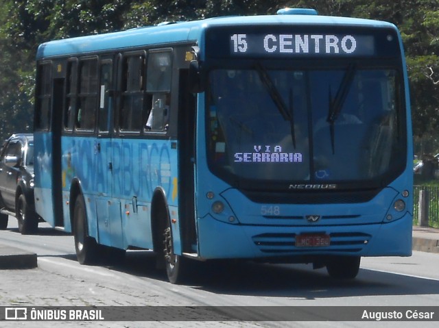 FAOL - Friburgo Auto Ônibus 548 na cidade de Nova Friburgo, Rio de Janeiro, Brasil, por Augusto César. Número da foto: #13012029.