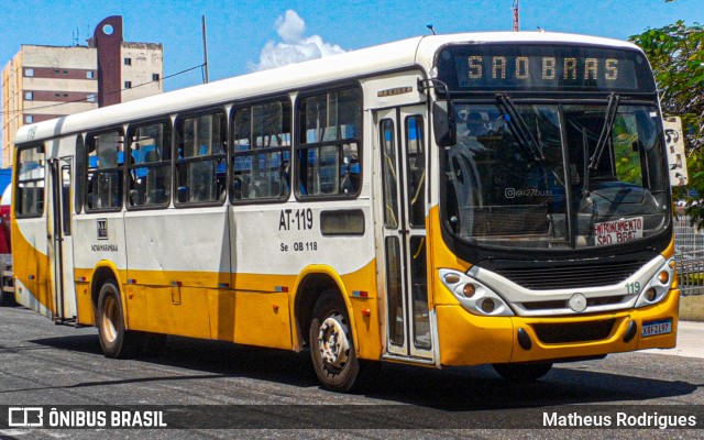 Empresa de Transportes Nova Marambaia AT-119 na cidade de Belém, Pará, Brasil, por Matheus Rodrigues. Número da foto: #13013559.