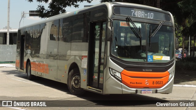 TRANSPPASS - Transporte de Passageiros 8 0023 na cidade de São Paulo, São Paulo, Brasil, por Cleverson Giraldi. Número da foto: #13011666.