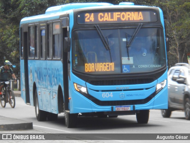 FAOL - Friburgo Auto Ônibus 604 na cidade de Nova Friburgo, Rio de Janeiro, Brasil, por Augusto César. Número da foto: #13012033.