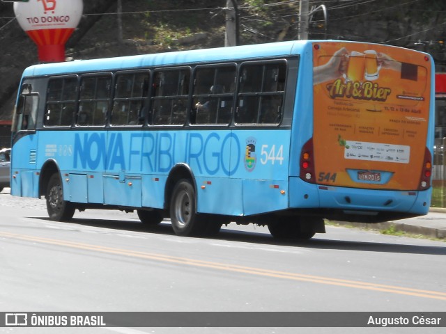 FAOL - Friburgo Auto Ônibus 544 na cidade de Nova Friburgo, Rio de Janeiro, Brasil, por Augusto César. Número da foto: #13012005.