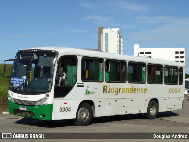 Viação Riograndense 0904 na cidade de Natal, Rio Grande do Norte, Brasil, por Douglas Andrez. Número da foto: #13012258.