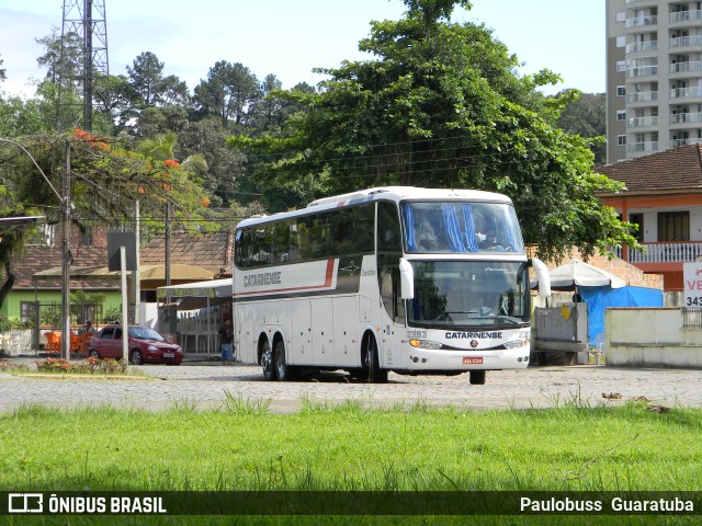 Auto Viação Catarinense 2353 na cidade de Joinville, Santa Catarina, Brasil, por Paulobuss  Guaratuba. Número da foto: #13013567.