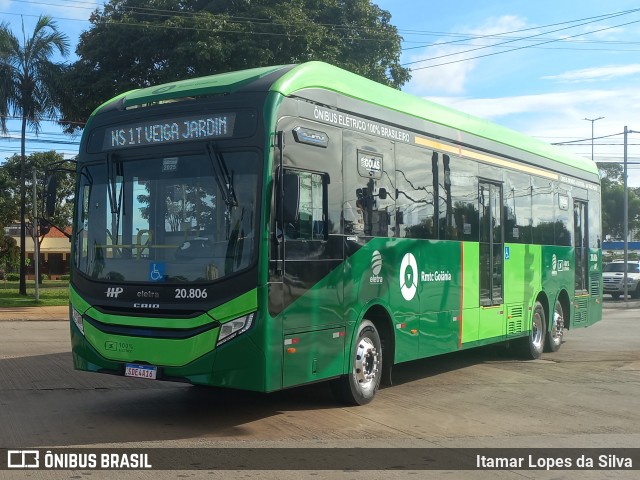 HP Transportes Coletivos 20806 na cidade de Goiânia, Goiás, Brasil, por Itamar Lopes da Silva. Número da foto: #13013252.