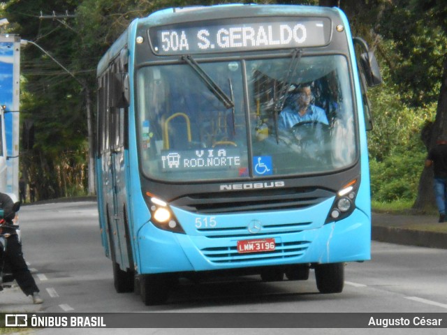 FAOL - Friburgo Auto Ônibus 515 na cidade de Nova Friburgo, Rio de Janeiro, Brasil, por Augusto César. Número da foto: #13011900.