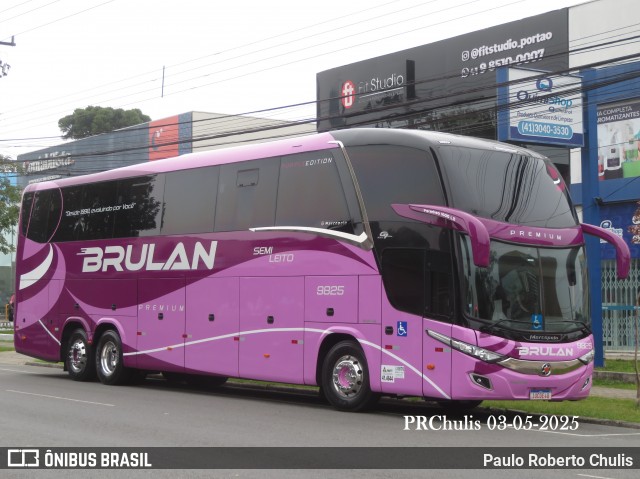 Brulan Transportes 9825 na cidade de Curitiba, Paraná, Brasil, por Paulo Roberto Chulis. Número da foto: #13013587.