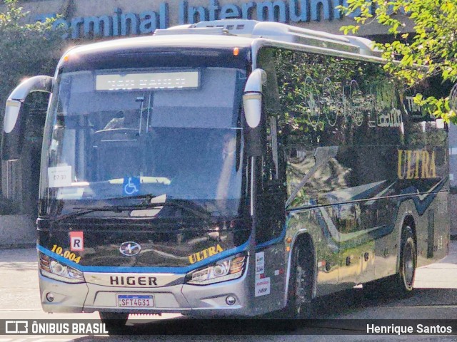 Viação Ultra 10.004 na cidade de São Paulo, São Paulo, Brasil, por Henrique Santos. Número da foto: #13013247.