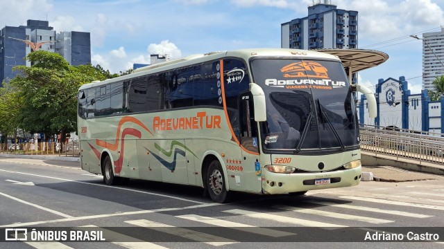 Adevane Tur Fretamento e Turismo 3200 na cidade de Belém, Pará, Brasil, por Adriano Castro. Número da foto: #13012815.