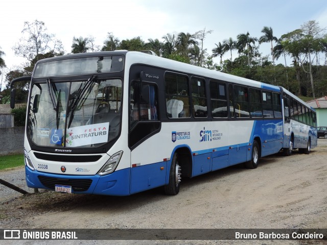 Emflotur - Empresa Florianópolis de Transportes Coletivos 23338 na cidade de Santo Amaro da Imperatriz, Santa Catarina, Brasil, por Bruno Barbosa Cordeiro. Número da foto: #13013515.