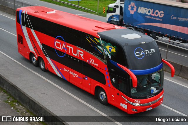 Cia Tur Turismo 023 na cidade de Joinville, Santa Catarina, Brasil, por Diogo Luciano. Número da foto: #13012915.