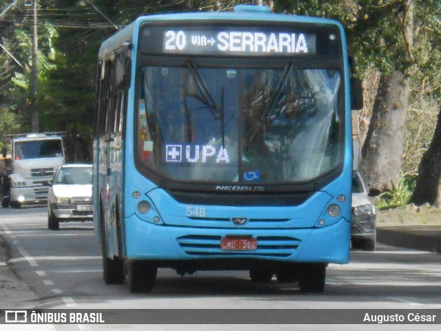 FAOL - Friburgo Auto Ônibus 548 na cidade de Nova Friburgo, Rio de Janeiro, Brasil, por Augusto César. Número da foto: #13011928.