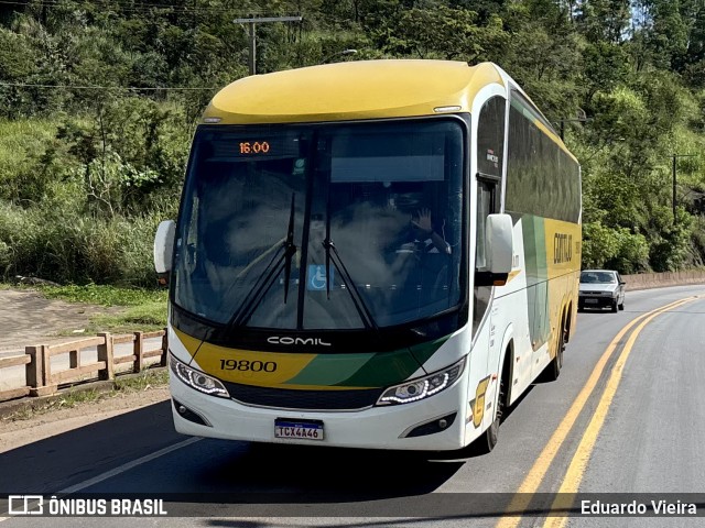 Empresa Gontijo de Transportes 19800 na cidade de Conselheiro Lafaiete, Minas Gerais, Brasil, por Eduardo Vieira. Número da foto: #13011292.