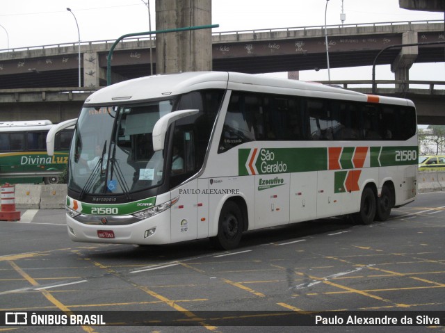 Cia. São Geraldo de Viação 21580 na cidade de Rio de Janeiro, Rio de Janeiro, Brasil, por Paulo Alexandre da Silva. Número da foto: #13012439.