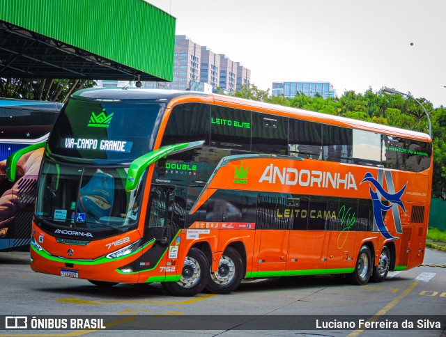 Empresa de Transportes Andorinha 7162 na cidade de São Paulo, São Paulo, Brasil, por Luciano Ferreira da Silva. Número da foto: #13013143.
