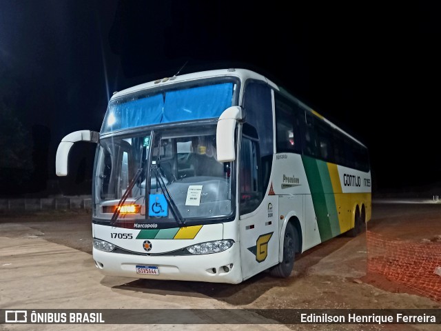 Empresa Gontijo de Transportes 17055 na cidade de Franca, São Paulo, Brasil, por Edinilson Henrique Ferreira. Número da foto: #13012599.