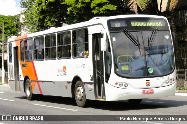 Viação Cidade do Aço RJ 174.128 na cidade de Volta Redonda, Rio de Janeiro, Brasil, por Paulo Henrique Pereira Borges. Número da foto: #13011629.
