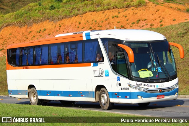 Expresso União 10309 na cidade de Aparecida, São Paulo, Brasil, por Paulo Henrique Pereira Borges. Número da foto: #13013588.