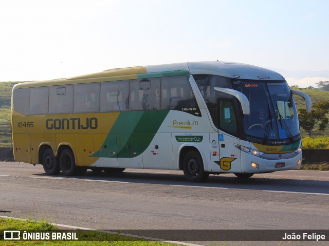 Empresa Gontijo de Transportes 18465 na cidade de Lorena, São Paulo, Brasil, por João Felipe. Número da foto: #13089337.