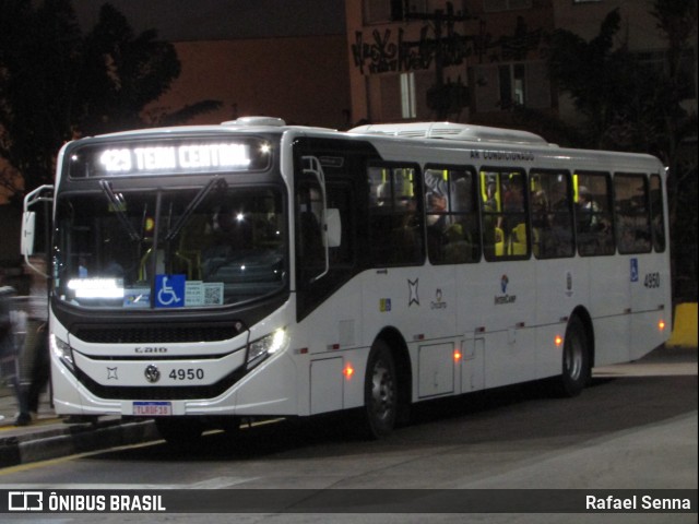 Onicamp Transporte Coletivo 4950 na cidade de Campinas, São Paulo, Brasil, por Rafael Senna. Número da foto: #13089079.