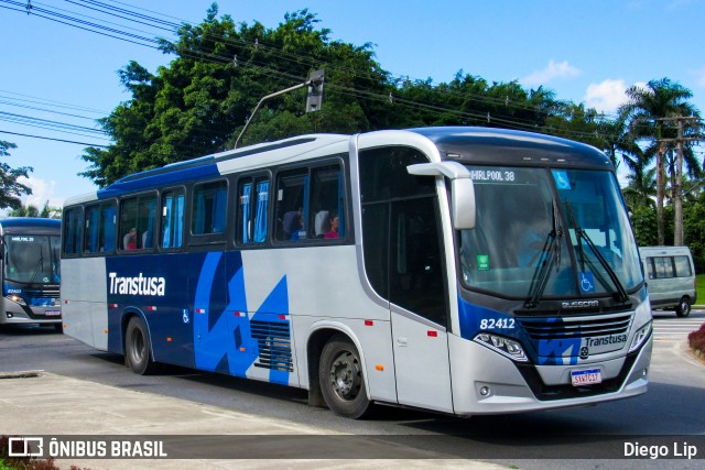Transtusa - Transporte e Turismo Santo Antônio 82412 na cidade de Joinville, Santa Catarina, Brasil, por Diego Lip. Número da foto: #13088814.