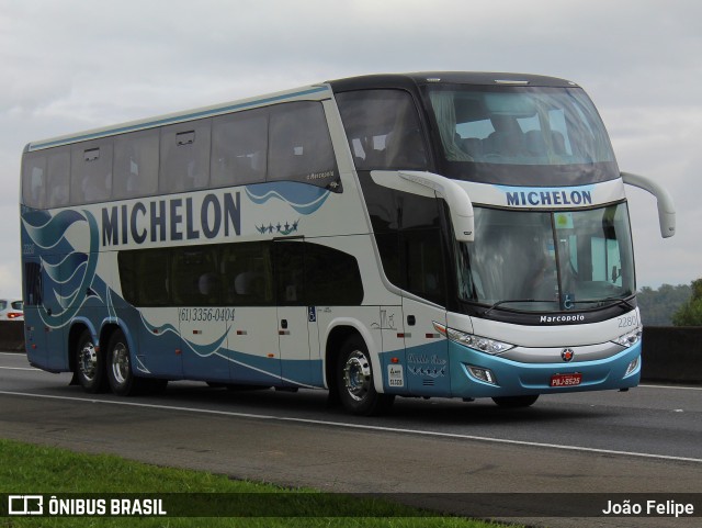 Michelon Turismo 2280 na cidade de Canas, São Paulo, Brasil, por João Felipe. Número da foto: #13089239.