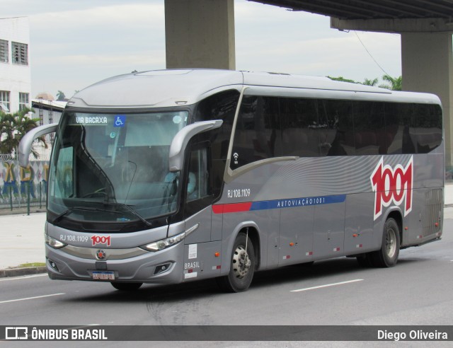 Auto Viação 1001 RJ 108.1109 na cidade de Rio de Janeiro, Rio de Janeiro, Brasil, por Diego Oliveira. Número da foto: #13088889.