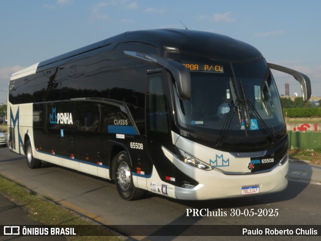 Empresa de Ônibus Nossa Senhora da Penha 65508 na cidade de Curitiba, Paraná, Brasil, por Paulo Roberto Chulis. Número da foto: #13090027.