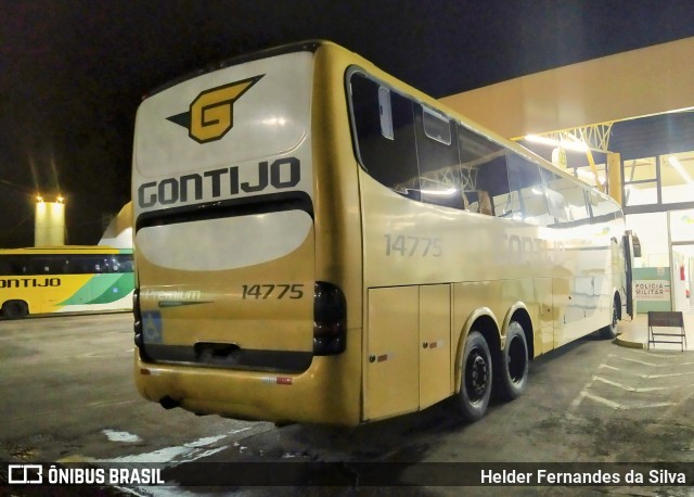 Empresa Gontijo de Transportes 14775 na cidade de Perdões, Minas Gerais, Brasil, por Helder Fernandes da Silva. Número da foto: #13089848.