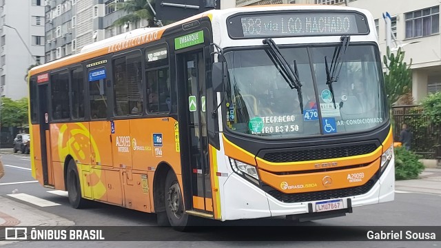 Empresa de Transportes Braso Lisboa A29093 na cidade de Rio de Janeiro, Rio de Janeiro, Brasil, por Gabriel Sousa. Número da foto: #13089958.