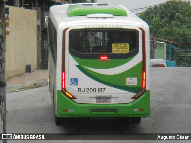 Viação São José RJ 200.187 na cidade de Nova Iguaçu, Rio de Janeiro, Brasil, por Augusto César. Número da foto: #13089248.