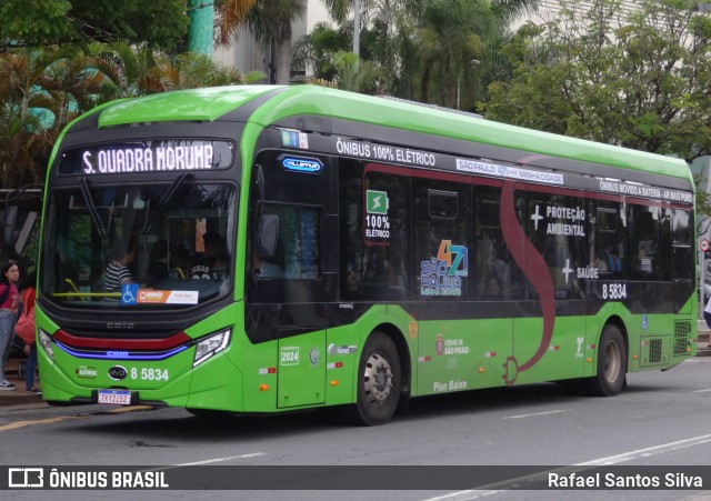 Auto Viação Transcap >> Auto Bless Transportes 8 5834 na cidade de São Paulo, São Paulo, Brasil, por Rafael Santos Silva. Número da foto: #13092829.