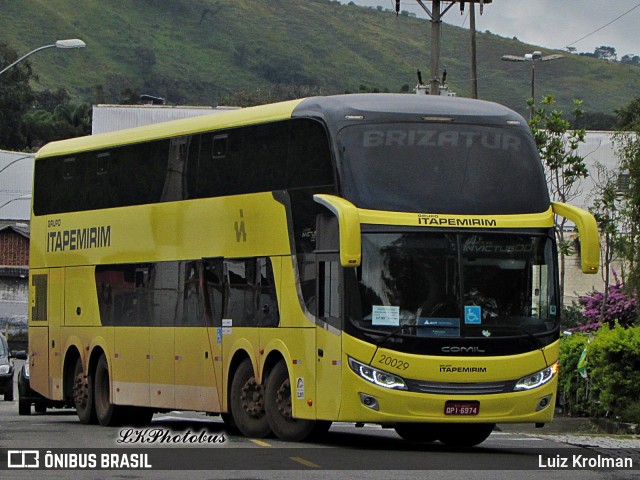 Viação Itapemirim 20029 na cidade de Juiz de Fora, Minas Gerais, Brasil, por Luiz Krolman. Número da foto: #13093148.