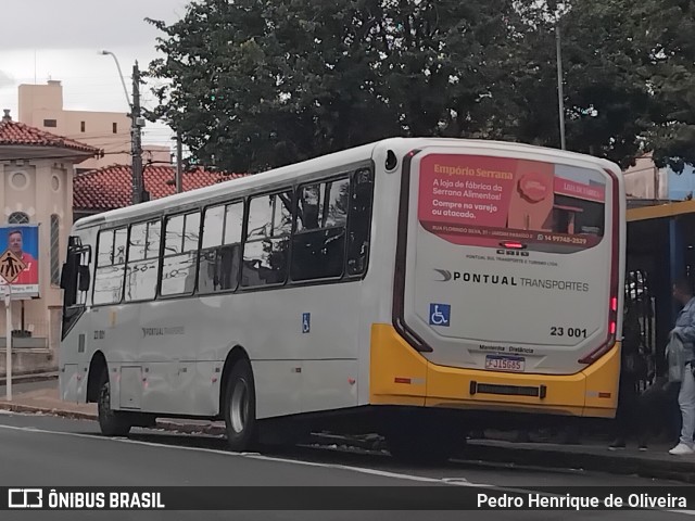Pontual Sul Transporte e Turismo 23 001 na cidade de Botucatu, São Paulo, Brasil, por Pedro Henrique de Oliveira. Número da foto: #13091023.