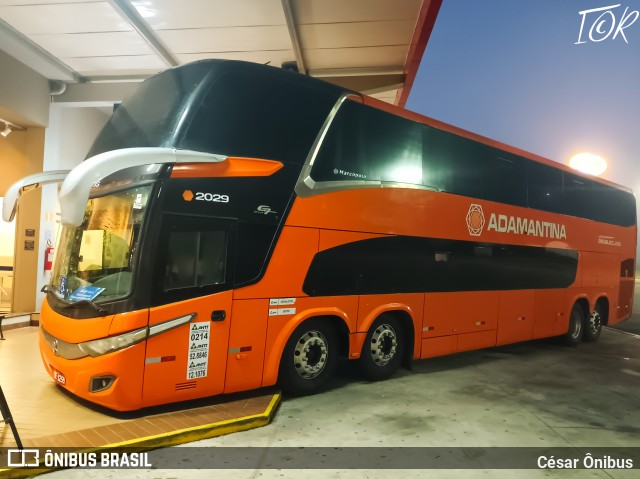 Expresso Adamantina 2029 na cidade de São Sebastião da Bela Vista, Minas Gerais, Brasil, por César Ônibus. Número da foto: #13091584.