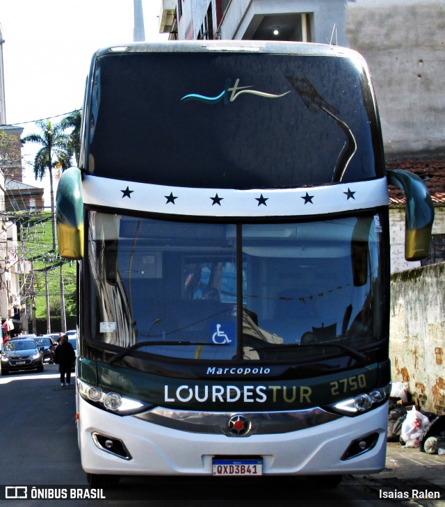 Lourdes Tur 2750 na cidade de Aparecida, São Paulo, Brasil, por Isaias Ralen. Número da foto: #13092083.