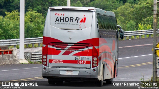 ADO - Autobuses de Oriente 0143 na cidade de Huauchinango, Puebla, México, por Omar Ramírez Thor2102. Número da foto: #13091834.