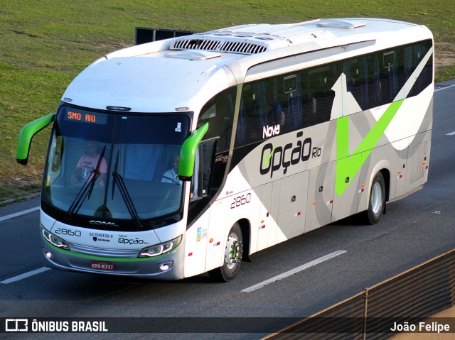 Nova Opção Turismo 2860 na cidade de Cachoeira Paulista, São Paulo, Brasil, por João Felipe. Número da foto: #13092079.