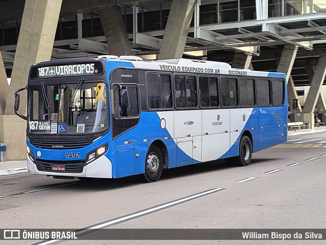 VB Transportes e Turismo 1401 na cidade de Campinas, São Paulo, Brasil, por William Bispo da Silva. Número da foto: #13090735.