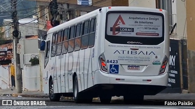 Viação Atibaia São Paulo 8423 na cidade de Atibaia, São Paulo, Brasil, por Fábio Paixão. Número da foto: #13090920.