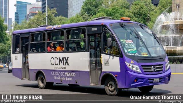 SIMESA - Sistema Metropolitano Satélite 033 na cidade de Cuauhtémoc, Ciudad de México, México, por Omar Ramírez Thor2102. Número da foto: #13092124.