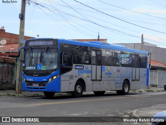 BRT Sorocaba Concessionária de Serviços Públicos SPE S/A 3015 na cidade de Sorocaba, São Paulo, Brasil, por Weslley Kelvin Batista. Número da foto: #13091427.
