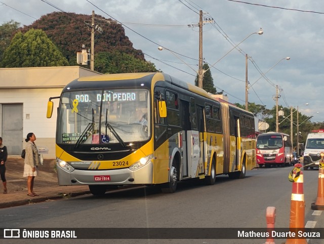 Transportes Capellini 23024 na cidade de Campinas, São Paulo, Brasil, por Matheus Duarte Souza. Número da foto: #13090700.
