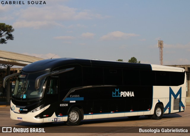 Empresa de Ônibus Nossa Senhora da Penha 65508 na cidade de Curitiba, Paraná, Brasil, por Busologia Gabrielística. Número da foto: #13091625.