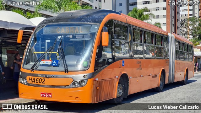 Auto Viação Redentor HA602 na cidade de Curitiba, Paraná, Brasil, por Lucas Weber Calizario. Número da foto: #13091016.